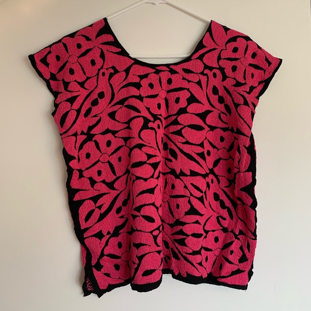 Embroidered top